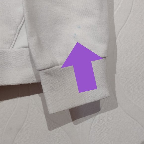 Adidas Camo Logo Hoodie Sweatshirt Size S Womens White - Picture 13 of 13